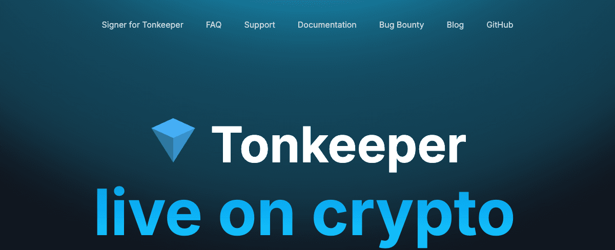 Tonkeeper — self-custody TON wallet to store and send Toncoin